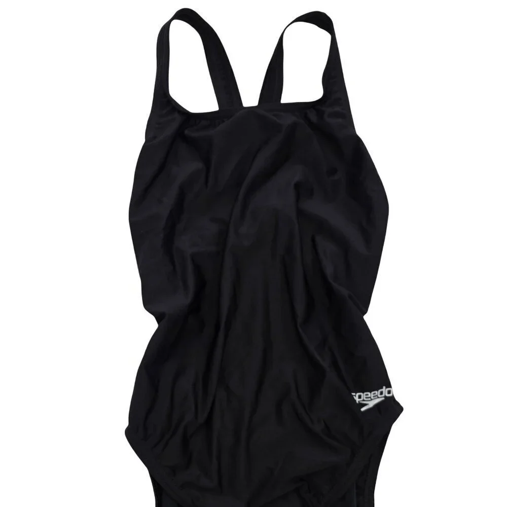NWT Women's - Speedo Pro LT Black One Piece Swimsuit, Size 8/34